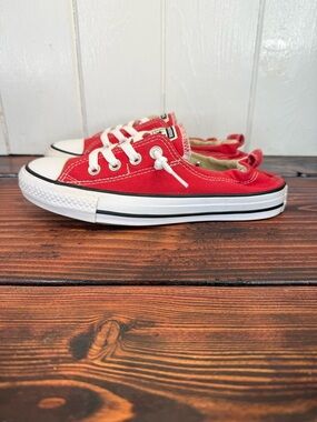 Converse Shoreline Slip-On Sneakers Women’s Size 7 Red